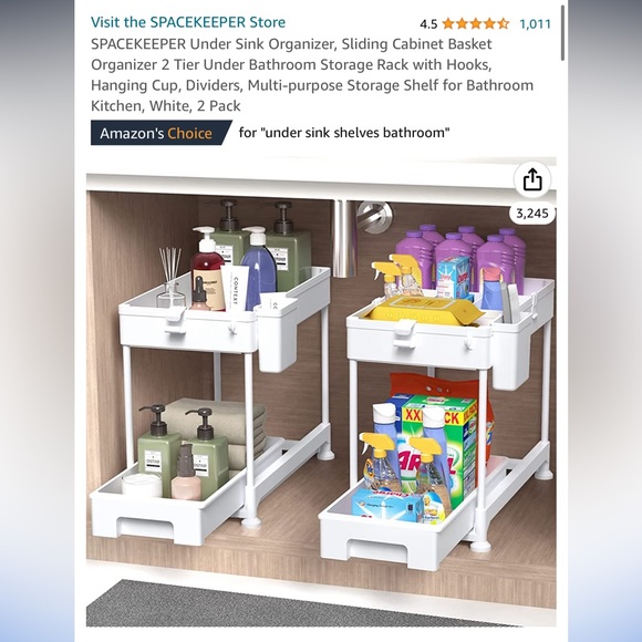 Under Sink Organizer - Picture 1 of 1